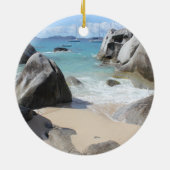 Landschaftlicher Strand in den Bädern der Jungfrau Keramik Ornament (Hinten)