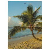 landschaftlicher Strand Klemmbrett (Rückseite)