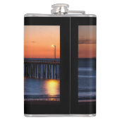 Landschaftlicher Strand von Pismo Flachmann (Rückseite)