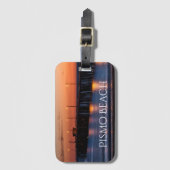 Landschaftlicher Strand von Pismo Gepäckanhänger (Vorderseite Vertikal)