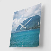 Landschaftlicher Strandurlaub Stilvolle Uhr (Winkel)