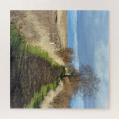 Landschaftlicher Sumpfweg Puzzle (Horizontal)