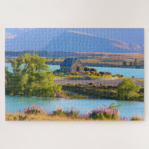 Landschaftlicher Tekapo-See Puzzle