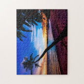 Landschaftlicher tropischer Strand Landschaftlich Puzzle (Vertikal)