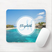 Landschaftlicher tropischer Strand mit Foto aus St Mousepad (Mit Mouse)