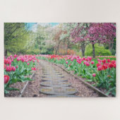 Landschaftlicher Tulip Puzzle (Horizontal)