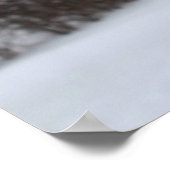 Landschaftlicher Überblick Anmeldung im Winterpost Poster (Ecke)