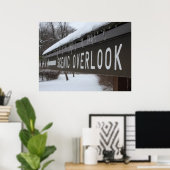 Landschaftlicher Überblick Anmeldung im Winterpost Poster (Heimbüro)