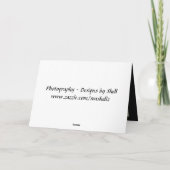 Landschaftlicher Wagenkarton Karte (Rückseite)