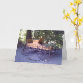 Landschaftlicher Wagenkarton Karte (Gelbe Blume)