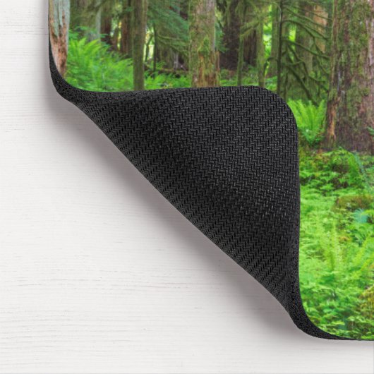 Landschaftlicher Wald Mousepad (Ecke)