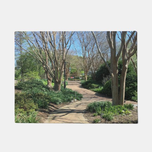 Landschaftlicher Weg Fußmatte (Vorderseite)