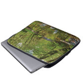 Landschaftlicher Wilson-Fluss Laptopschutzhülle (Vorne Knopf)