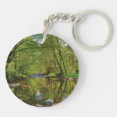 Landschaftlicher Wilson-Fluss Schlüsselanhänger (Rückseite)