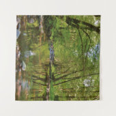 Landschaftlicher Wilson-Fluss Wandteppich (Vorderseite (Horizontal))