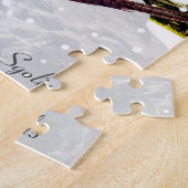 Landschaftlicher Winterwald mit Süddakota Pheasant Puzzle (Seite)