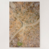 Landschaftlicher zenithaler Blick auf ein Wald Jig Puzzle (Vertikal)