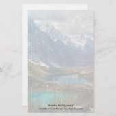 Landschaftliches Alpengebirge Foto Briefpapier (Vorne/Hinten)