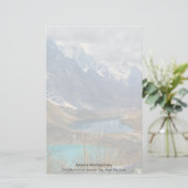 Landschaftliches Alpengebirge Foto Briefpapier (Stehend Vorderseite)