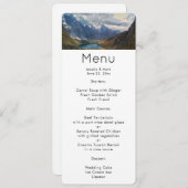 Landschaftliches Alpengebirge Foto Einladung (Vorne/Hinten)