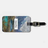 Landschaftliches Alpengebirge Foto Gepäckanhänger (Vorderseite horizontal)