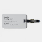 Landschaftliches Alpengebirge Foto Gepäckanhänger (Rückseite horizontal)