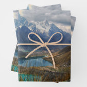 Landschaftliches Alpengebirge Foto Geschenkpapier Set (Beispiel)