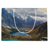 Landschaftliches Alpengebirge Foto Große Geschenktüte (Vorderseite)