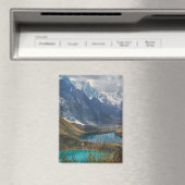 Landschaftliches Alpengebirge Foto Magnet (In Situ (Geschirrspüler))