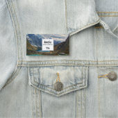 Landschaftliches Alpengebirge Foto Namensschild (Beispiel)