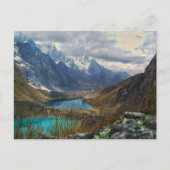 Landschaftliches Alpengebirge Foto Postkarte (Vorderseite)