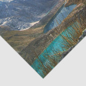 Landschaftliches Alpengebirge Foto Seidenpapier (Ausschnitt)