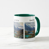 Landschaftliches Alpengebirge Foto Tasse (VorderseiteRechts)