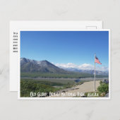 Landschaftliches Amerika Postkarte: Denali, Alaska Postkarte (Vorne/Hinten)