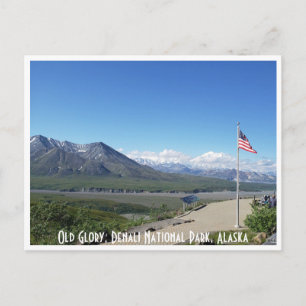 Landschaftliches Amerika Postkarte: Denali, Alaska Postkarte