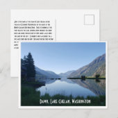 Landschaftliches Amerika Postkarte: Lake Chelan, W Postkarte (Vorne/Hinten)