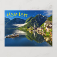 Landschaftliches Bergdorf Seenlandschaft