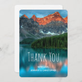 Landschaftliches Berglandschaftsbild Dankeskarte (Vorne/Hinten)
