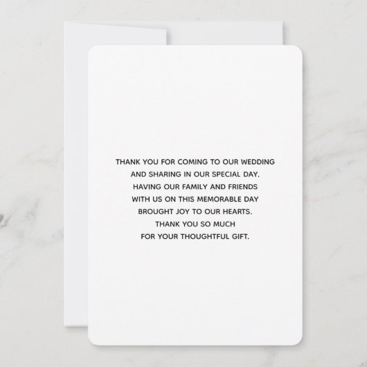 Landschaftliches Berglandschaftsbild Dankeskarte (Rückseite)