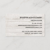 Landschaftliches Berglandschaftsbild Visitenkarte (Rückseite)