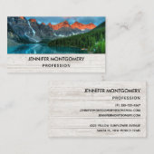 Landschaftliches Berglandschaftsbild Visitenkarte (Vorne/Hinten)