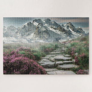 Landschaftliches Bergpanorama Puzzle