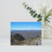 Landschaftliches Bergtal Aussichtsreise Postkarte (Stehend Vorderseite)