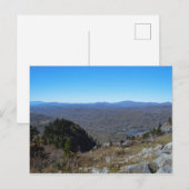 Landschaftliches Bergtal Aussichtsreise Postkarte (Vorne/Hinten)