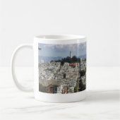 Landschaftliches Bild des Coit Towers Kaffeetasse (Links)