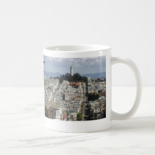 Landschaftliches Bild des Coit Towers Kaffeetasse
