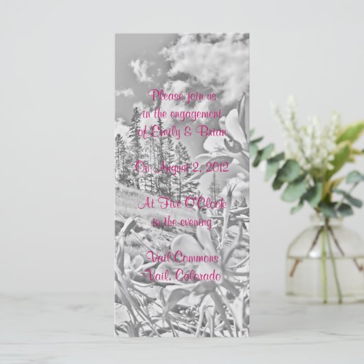 Landschaftliches Blume-Programm für benutzerdefini Programm (Stehend Vorderseite)