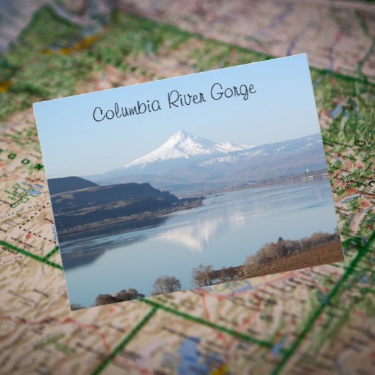 Landschaftliches Columbia River Gorge Travel Foto Postkarte