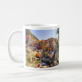 Landschaftliches Dorf, Cinque Terre, Ligurien, Ita Kaffeetasse (Links)