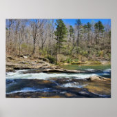 Landschaftliches Flussprofil Poster (Vorne)
